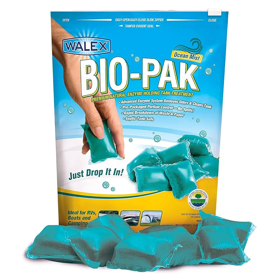 Walex Bio-Pak Black Holding Tank Deodorizer & Waste Digester Drop-Ins - Advanced Enzyme Formula f... | Amazon (US)