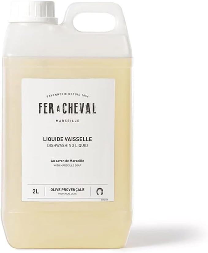Fer à Cheval Marseille Dishwashing Soap, Olive Oil Based, Made in France - Liquid Dishwashing Re... | Amazon (US)