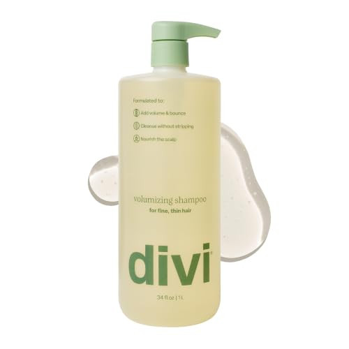 divi Volumizing Shampoo for Fine, Thin Hair with Postbiotics | 34 fl oz | Amazon (US)
