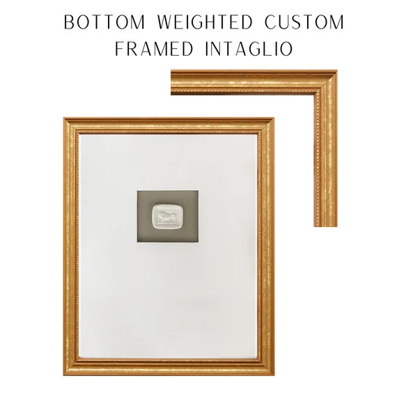 Intaglio Framed 14 X 18 Custom Gold Framed Intaglio  Holiday - Etsy | Etsy (US)