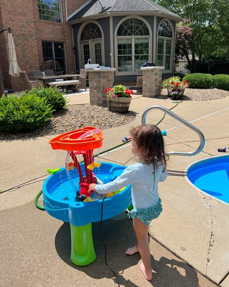 Get a continuous waterfall with your water table with the two items I linked! She plays with it so much longer now! 

Water table. Summer toys. Toddler playtime hacks. Swimsuit. Summer fun. Toys. 

#LTKFind #LTKfamily #LTKSeasonal