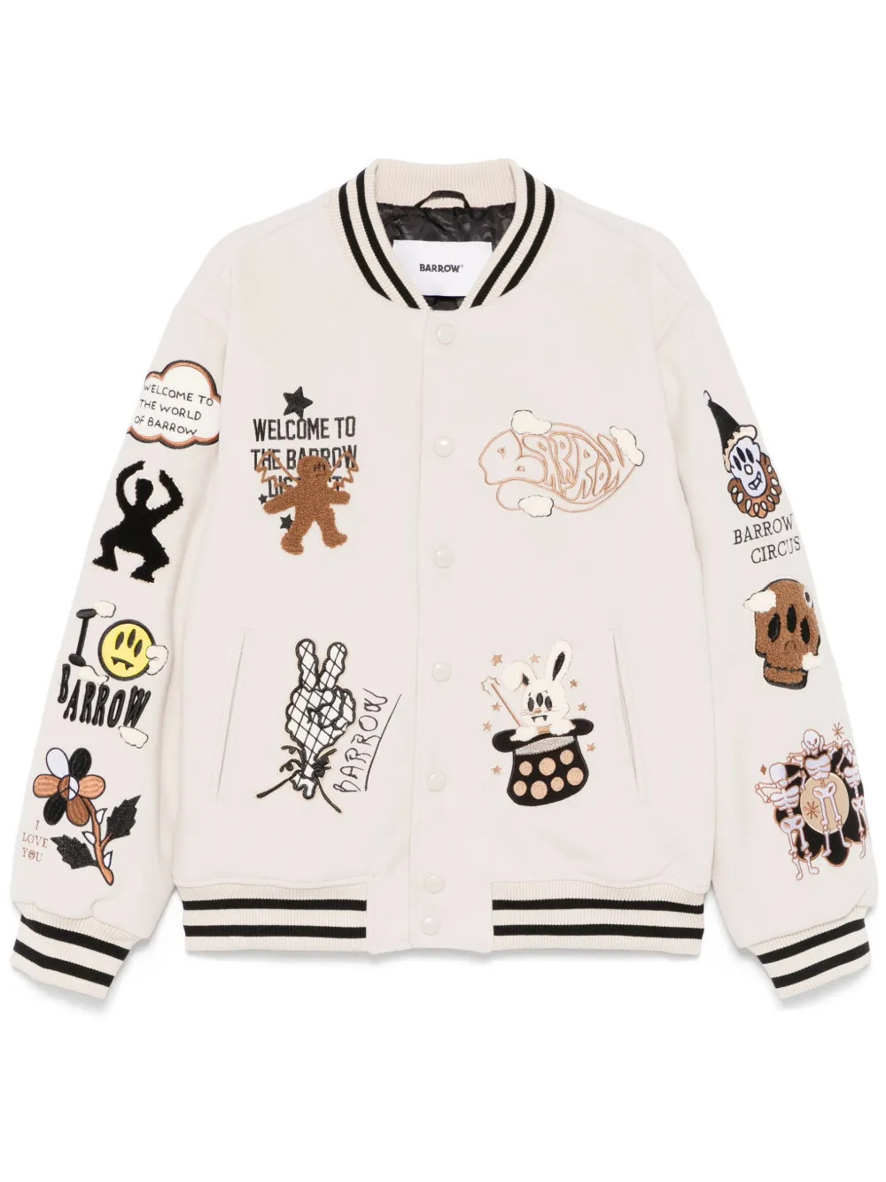 embroidred college jacket | Farfetch Global