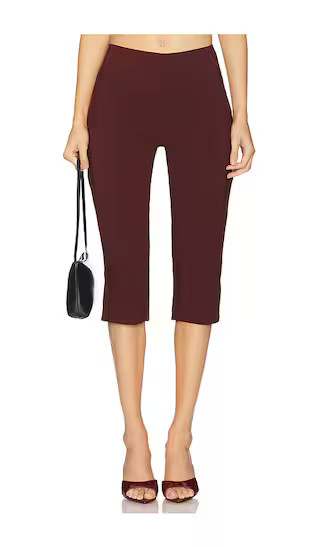 Gisele Capri Pants in Bitter Chocolate | Revolve Clothing (Global)