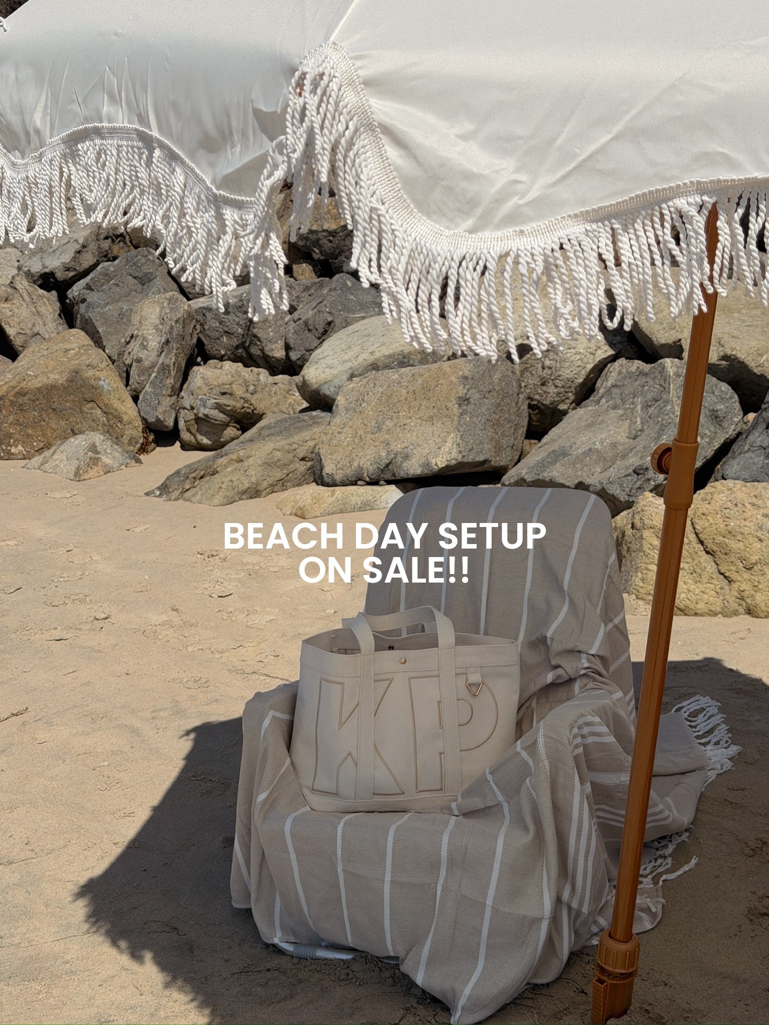 Beach day set up! This is the size medium tote! #kathleenpost

Farmers market tote, beach bag, everyday tote bag, beach blanket, beach chair, beach umbrella, beach day setup

#LTKTravel 

#LTKdayinmylife #LTKSwim