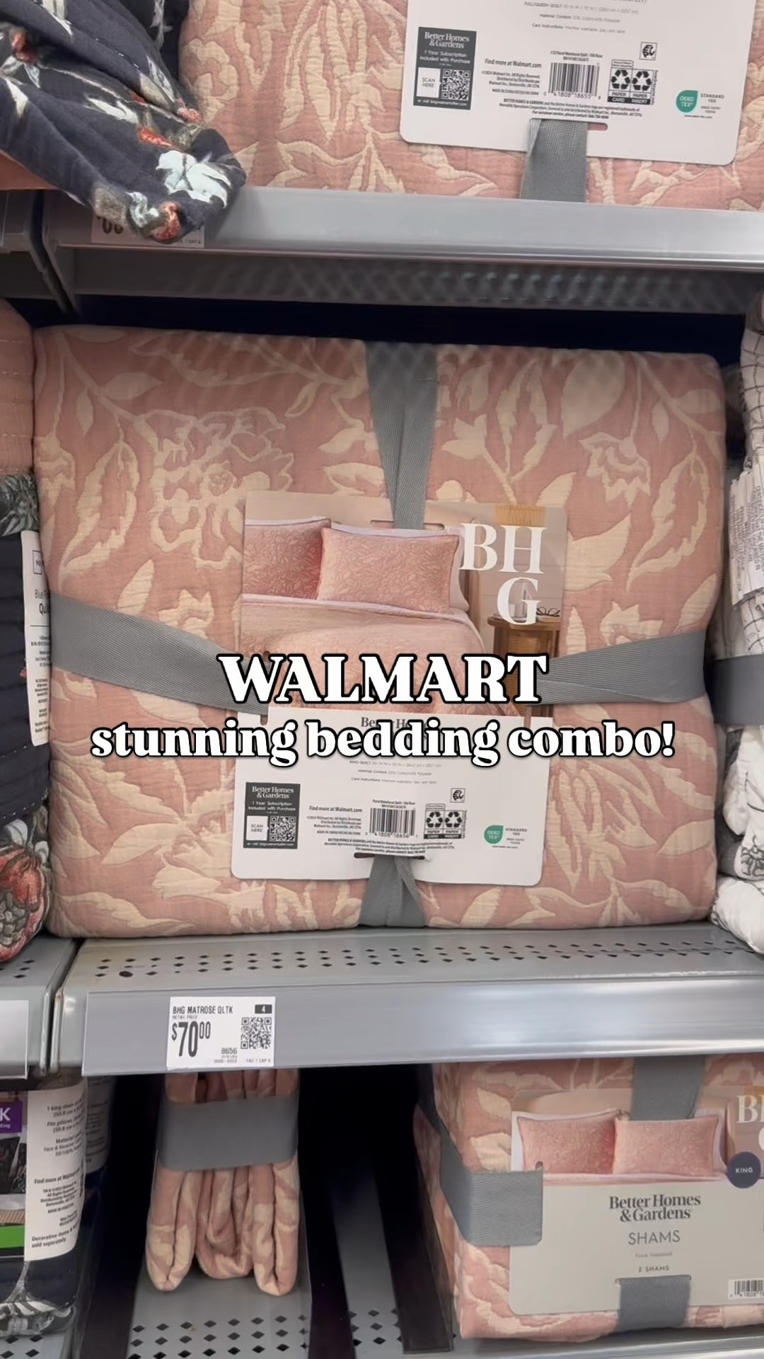 This quilt combo screams Pottery Barn but it’s Walmart!! The stock pics online don’t do them justice, so stunning in real life & would look beautiful used together! 

#LTKHome #LTKFindsUnder50 #LTKStyleTip