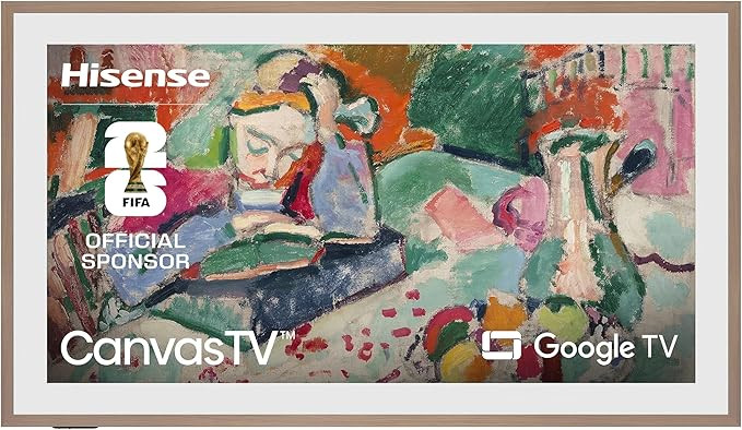Hisense 55-Inch Class QLED 4K S7N CanvasTV Series Dolby Vision HDR Google Smart TV (55S7N) - 144H... | Amazon (US)