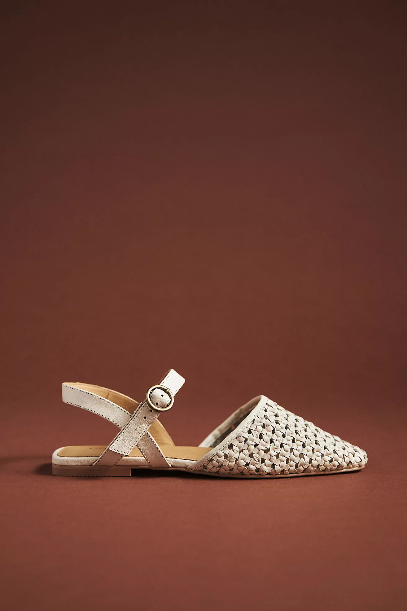 Pilcro Woven Flats | Anthropologie (US)