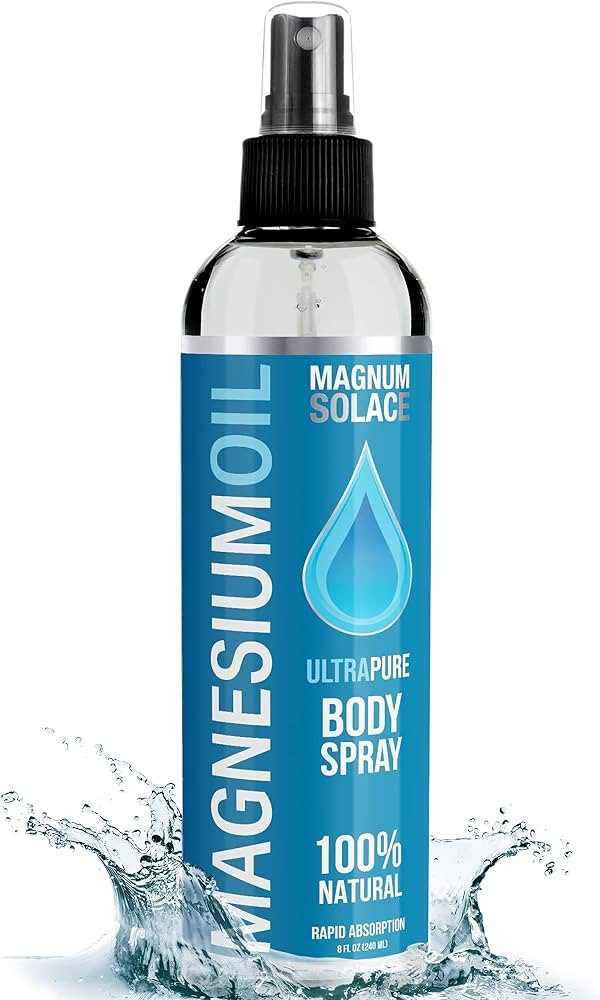 Pure Magnesium Oil Spray - 100% Natural Magnesium Spray - Sourced from The Dead Sea, 8 oz | Amazon (US)