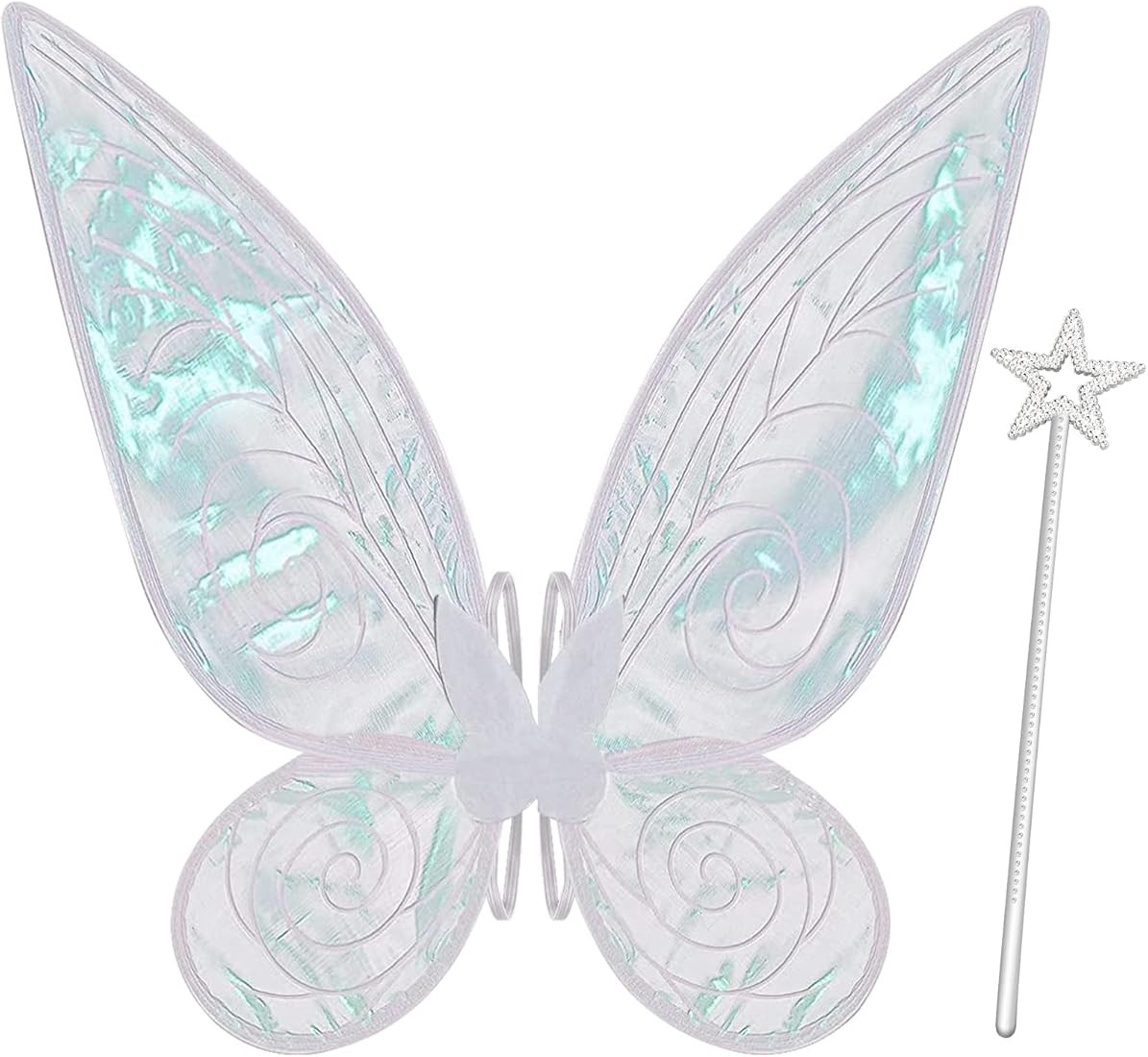 Fairy Wings for Adults,Butterfly Wings for Girls Women,Halloween Costume Sparkle Angel Wings Dres... | Amazon (US)
