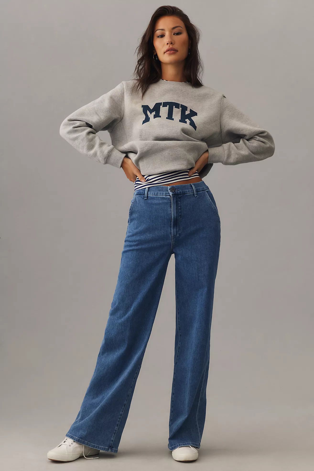 Le Jean Jude High-Rise Wide-Leg Jeans | Anthropologie (US)