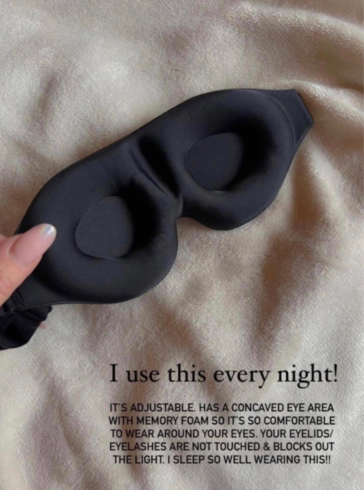 I’ve started wearing this every night and I love the quality of sleep I get! Would make a great gift, pampered gifts, travel accessories, Amazon find, @amazon #LaidbackLuxeLife

Follow me for more fashion finds, beauty faves, lifestyle, home decor, sales and more! So glad you’re here!! XO, Karma

#LTKfindsunder50 #LTKstyletip #LTKbeauty