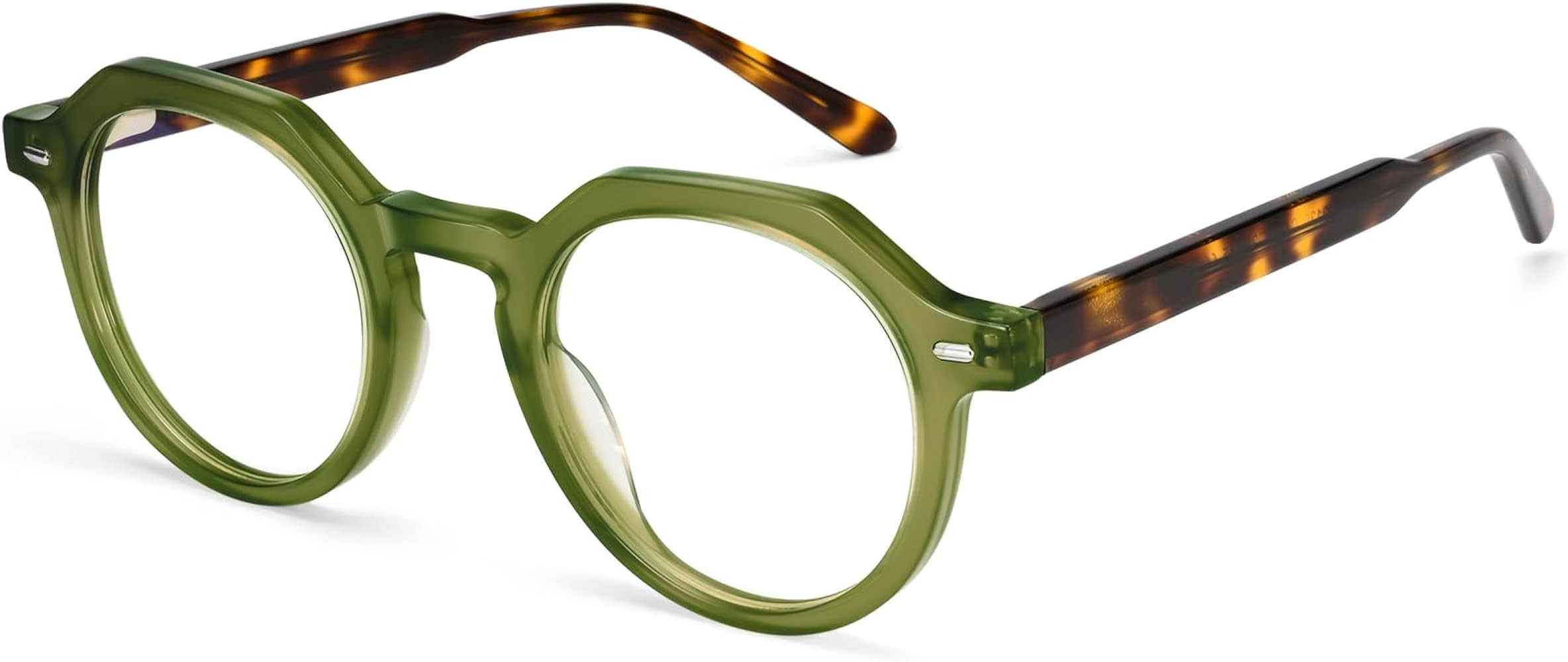 Dollger Blue Light Blocking Glasses For Woman Men Thick Frame Round Non-Prescription Glasses, For... | Amazon (US)