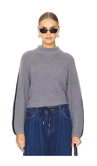 Velvet by Graham & Spencer Teagan Pullover in Grey. - size S | Revolve Clothing (Global)