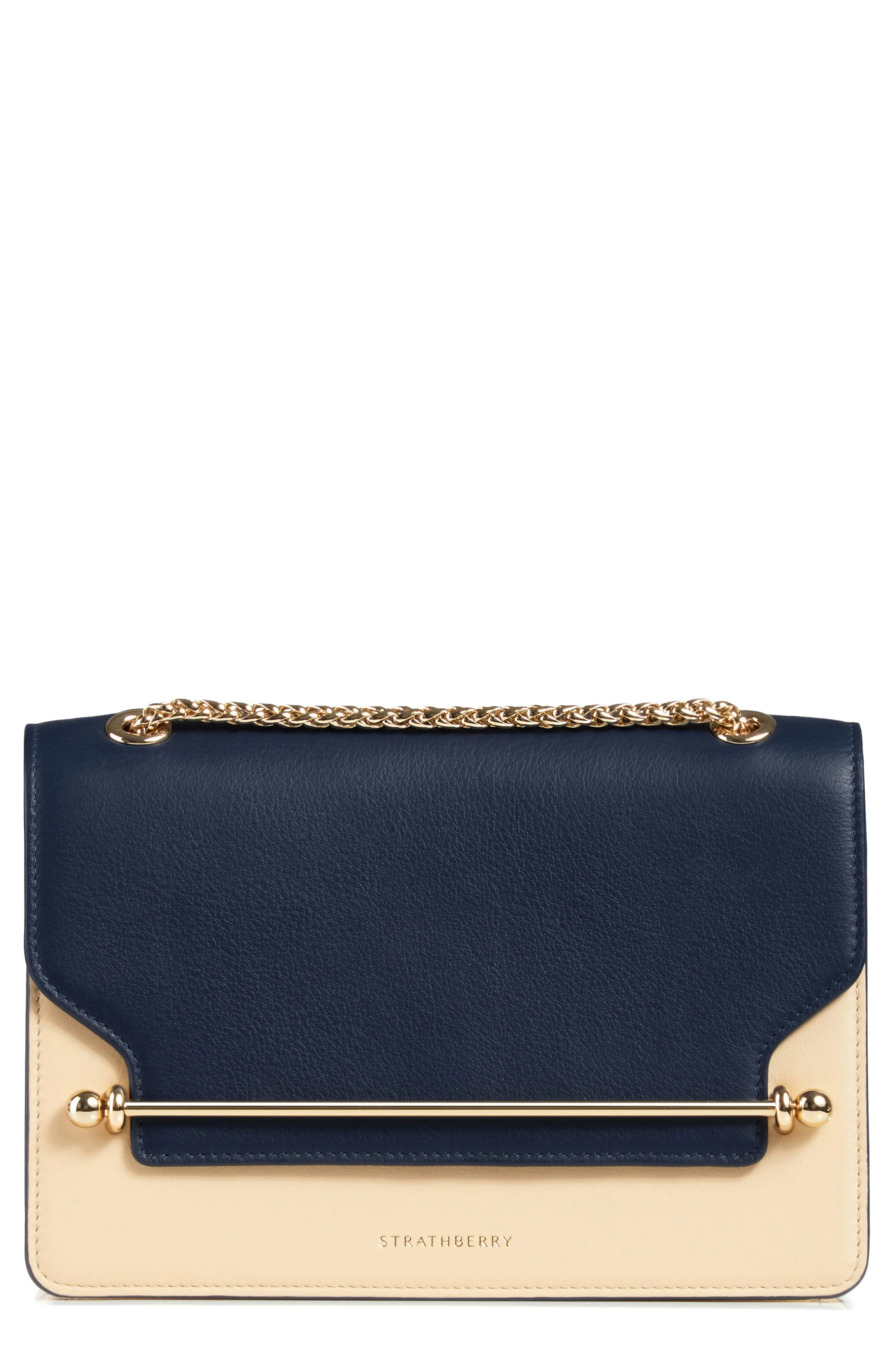 Strathberry Bicolor East/west Leather Crossbody Bag - | Nordstrom