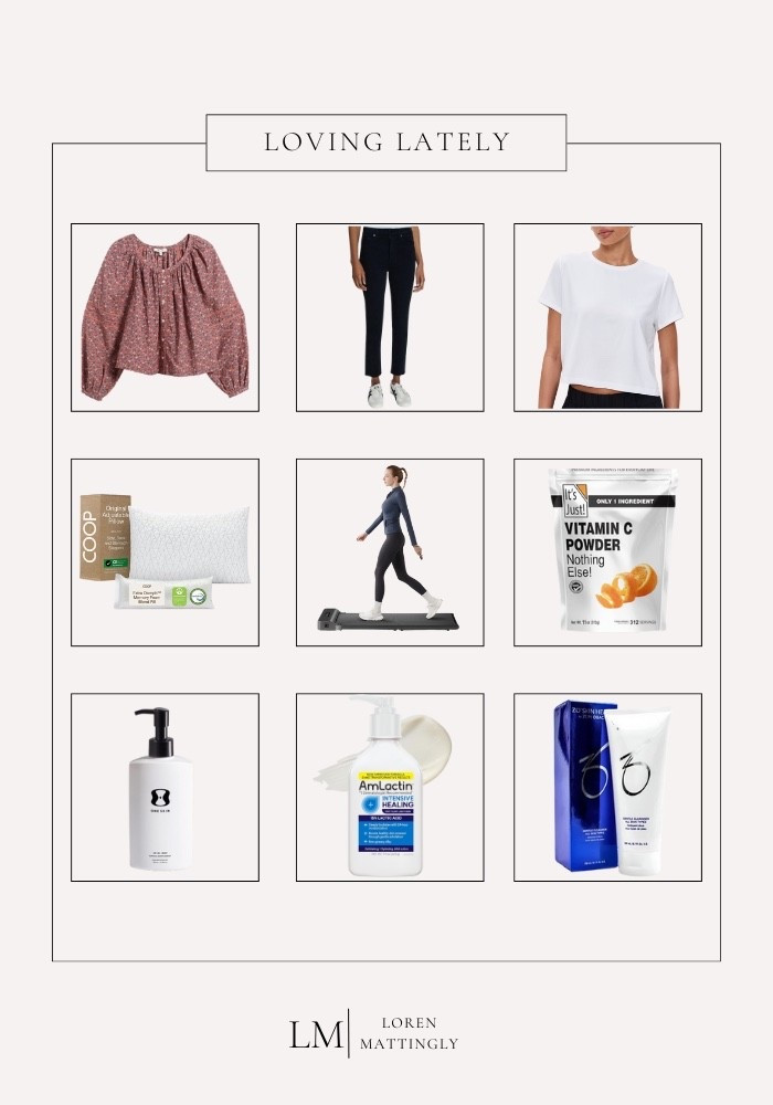 A few things making everyday life a little easier (and more fun!) right now: cozy fall tops, elevated basics, skincare must-haves, wellness staples, and even a walking pad for sneaking in steps. Linking everything so you can shop what I’m currently obsessed with. 🤍

#LovingLately #LTKStyle #LTKWellness #LTKHome #LTKSkincare #LTKUnder50 #LTKEveryday #LTKWorkFromHome #LTKFallStyle #LTKBeauty