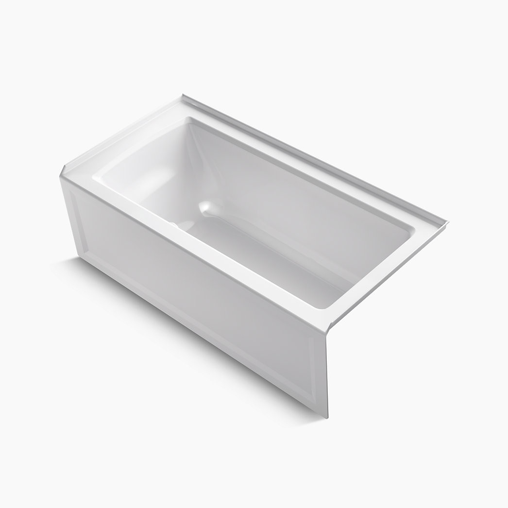 60" x 30" alcove bath right drain | Kohler