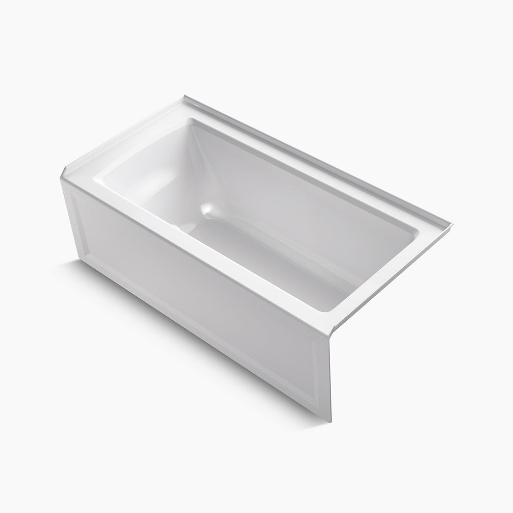 60" x 30" alcove bath right drain | Kohler