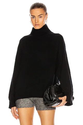 Loulou Studio Murano Cashmere Sweater in Black | FWRD | FWRD 