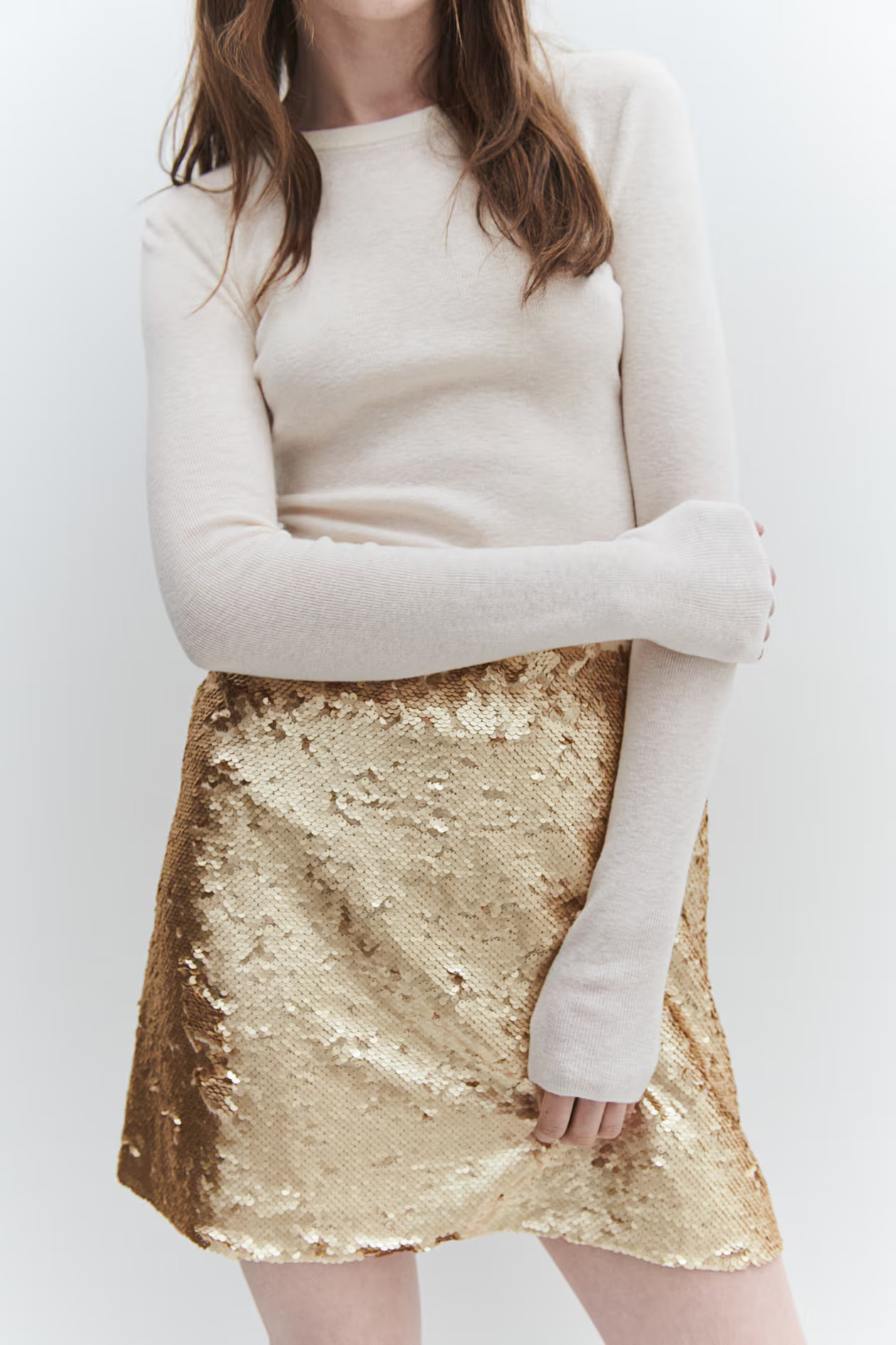 Sequined Mini Skirt | H&M (US + CA)