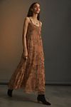 Maeve Sequined Tulle Midi Dress | Anthropologie (US)