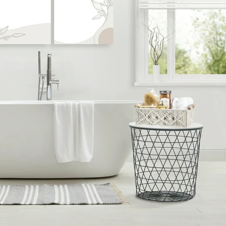 Sorbus 2-Pack Storage Wicker Baskets - Decorative Baby Room, Nursery & Bedroom Organizers - Lined... | Walmart (US)