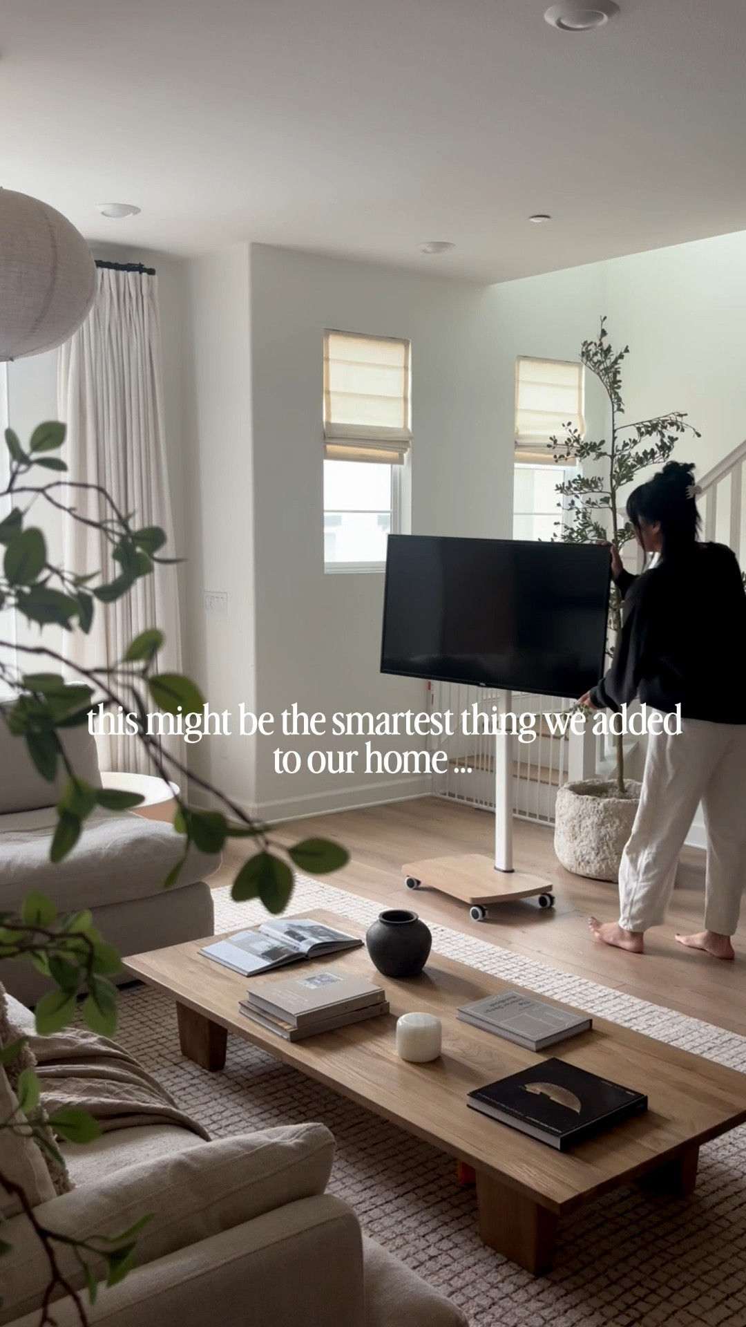 this movable tv stand might be one of the smartest things we added to our home!

whether we’re watching something in the living room, following a workout in the bedroom, or pulling up recipes in the kitchen.. this goes everywhere. and especially in a smaller home, i love anything that makes a space feel more flexible without adding clutter!

🤍 save this for your next home upgrade
🤍 follow @neutralsbydanee for more realistic home ideas, small space solutions, and life in our not forever home

🏷️ movable tv stand, small space ideas, apartment decor, flexible living, home finds, cozy home, modern home, small homes, small home decor, neutral home, affordable home finds, renter friendly homes and finds

#LTKSaleAlert #LTKHome #LTKmomlife