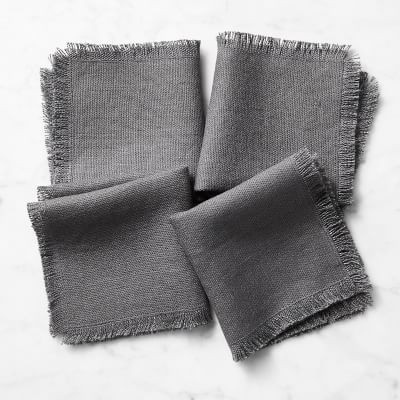 Fringed Cocktail Napkins, Set of 4 | Williams-Sonoma