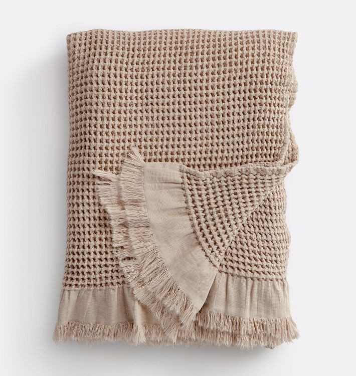Waffle Knit Throw | Rejuvenation