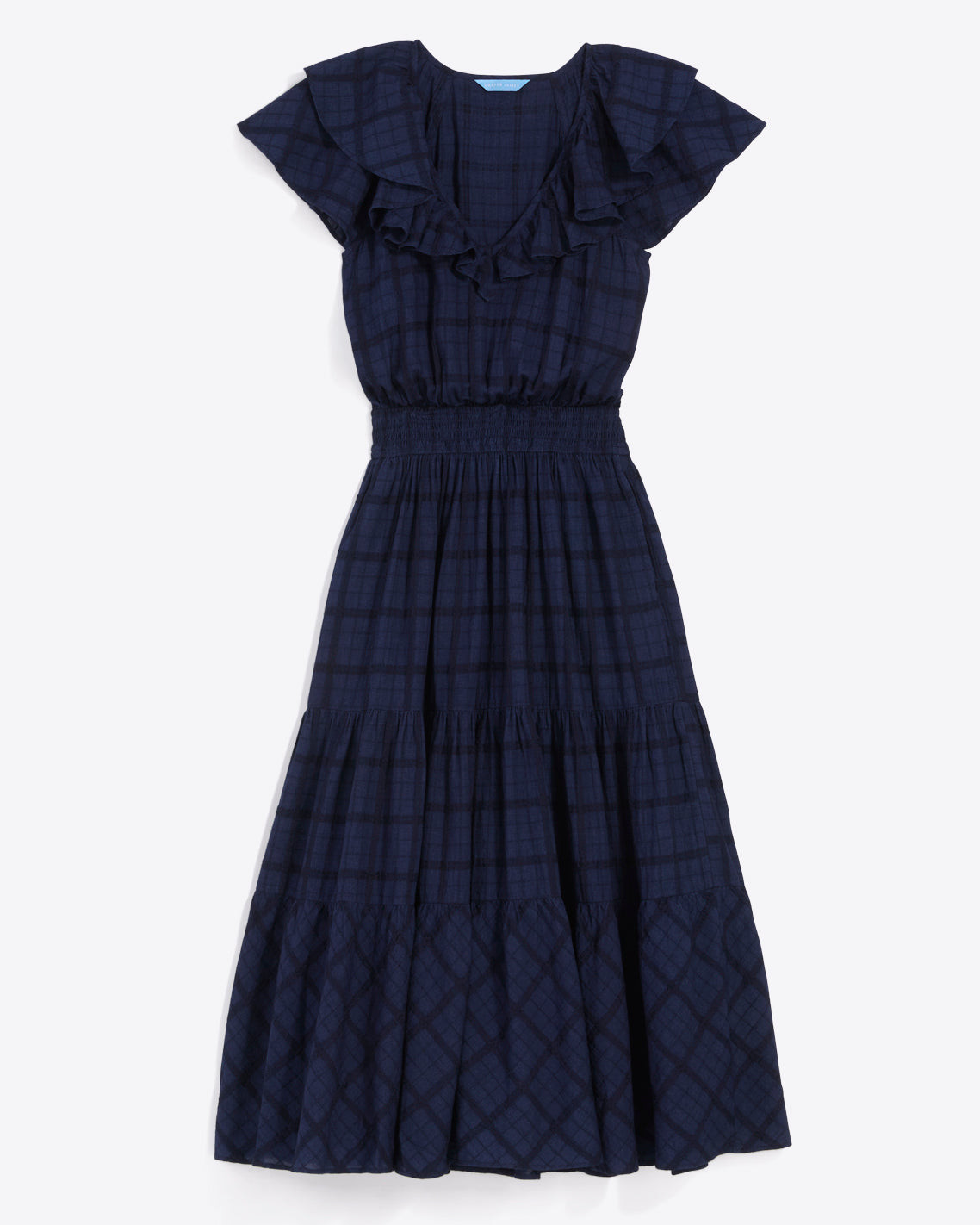 Marie Midi Dress in Pane Plaid | Draper James (US)