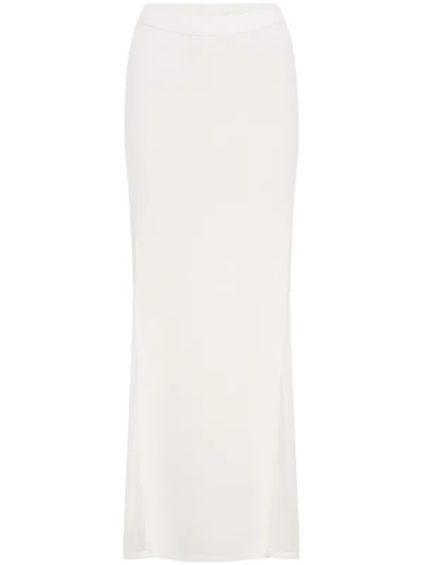 Dion Lee sheer-panelled Draped Maxi Skirt - Farfetch | Farfetch Global