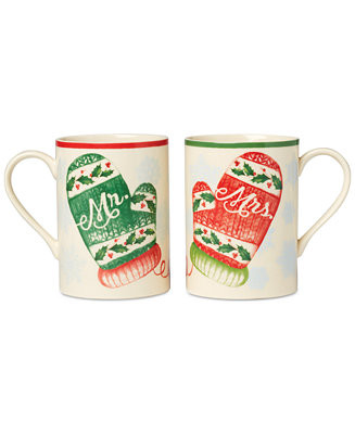 Mr. & Mrs. Mugs, Set of 2 | Macy's