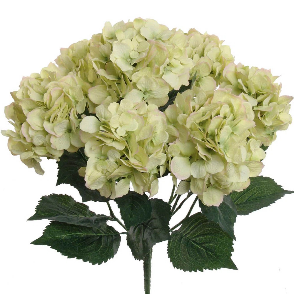 Ultra Realistic Faux Silk Hydrangea Arrangement - for Home Decor (Set of 2) | Wayfair North America