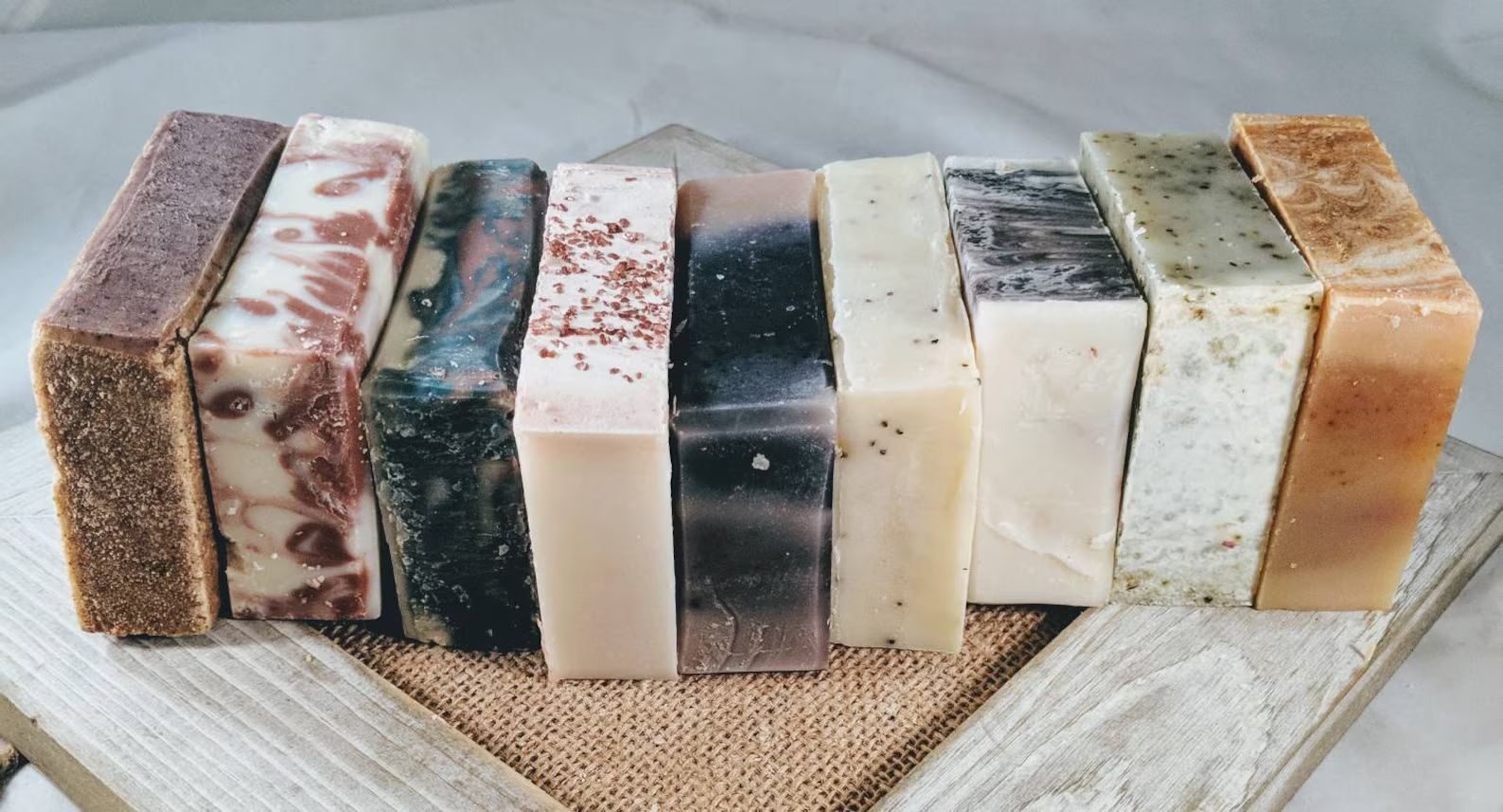 Soap Box - 5 bars, natural, essential oils, soap, soaps, body soap, bar soap, handmade soap, gift... | Etsy (US)