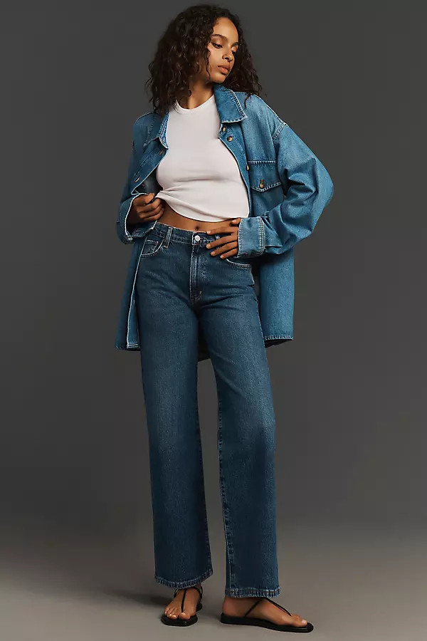 Harper Mid-Rise Relaxed Jeans | Anthropologie (US)