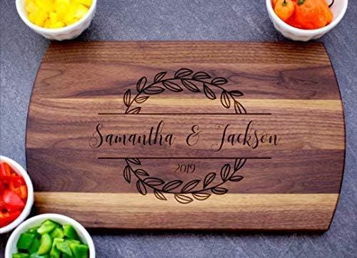 Personalized Cutting Board, Laser Engraved Gift for Anniversary or Wedding, Custom Charcuterie Bo... | Amazon (US)