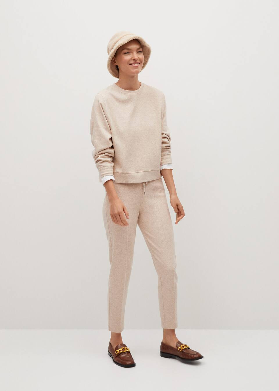Flecked sweatshirt | MANGO (US)