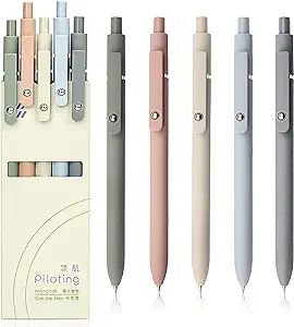YOXMJDB Gel Pens, 0.5mm Fine Point Smooth Writing Japanese Cute Pens, High-End Series Black Ink P... | Amazon (US)
