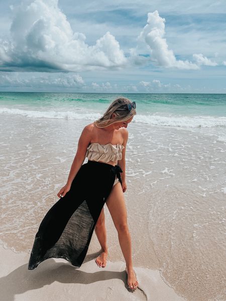 Neutral swimsuit. back swim cover up. Beach vacation. Mexico vacation. Riviera Maya vacation. Resort wear. Beach wear. Bride swimsuit. Honeymoon outfits  

#LTKunder50 #LTKswim #LTKstyletip
