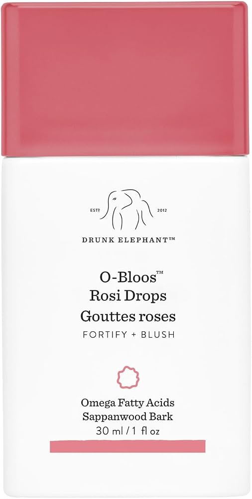 Drunk Elephant O-Bloos Rosi Drops - 30 ml/1 fl oz - Peachy-Pink Color Serum Drops - Clean Clinica... | Amazon (US)