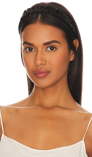 Rafaela Headband in Black | Revolve Clothing (Global)