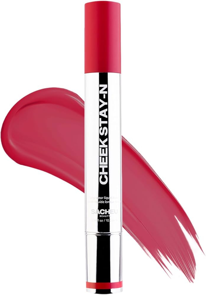 Sacheu Cheek STAY-N Liquid Blush for Cheeks — High Pigment, Buildable, Lightweight Cream Blush ... | Amazon (US)