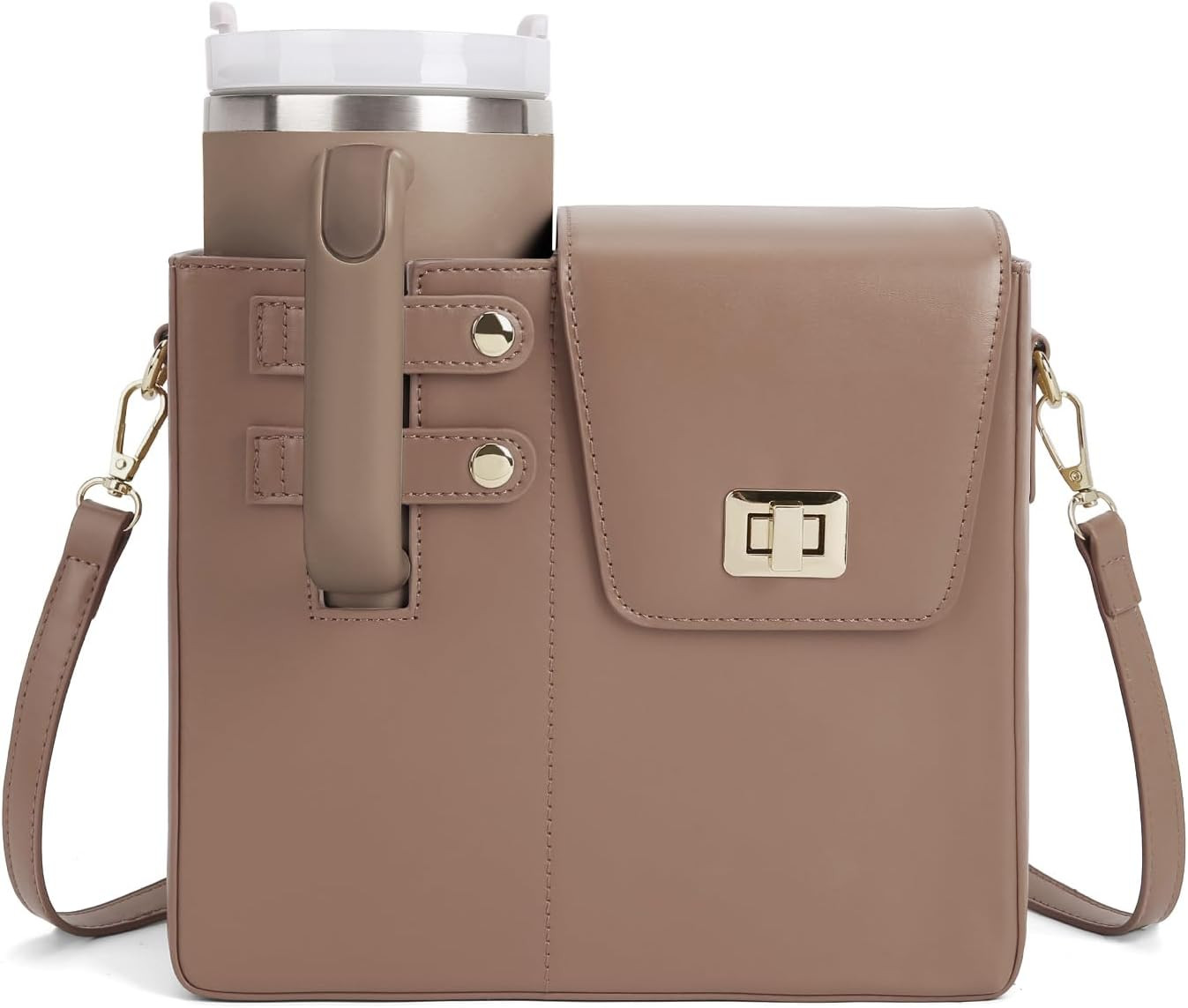 Stanley Purse Cup Holder Bag Crossbody Water Bottle Purse for 40oz Tumbler | Amazon (US)