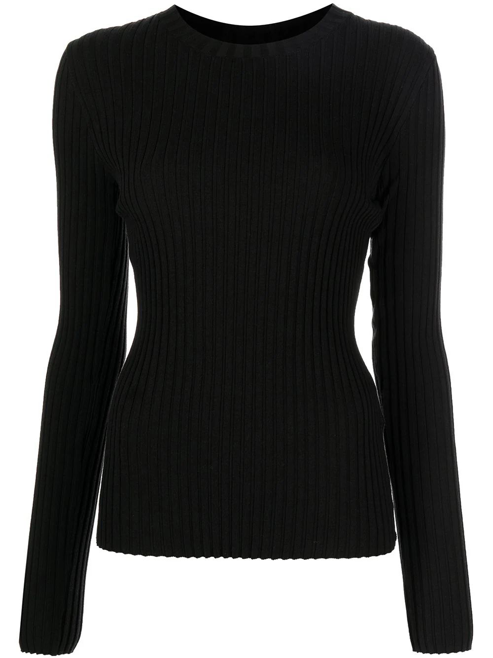 ANINE BING Cecily ribbed-knit Top - Farfetch | Farfetch Global