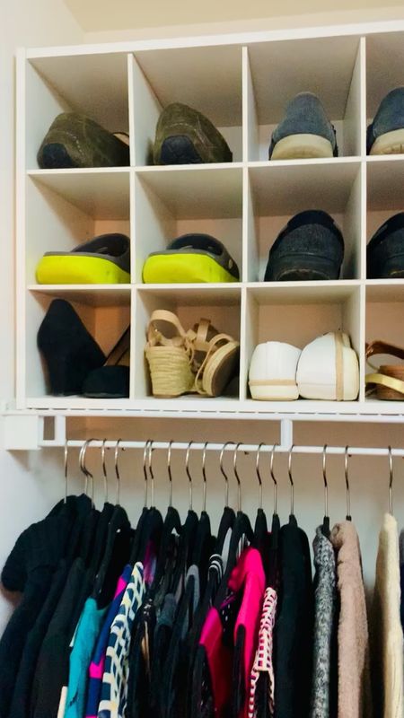 I love these shoes shelves for nice, a looking storage!

#LTKhome #LTKFind #LTKfamily