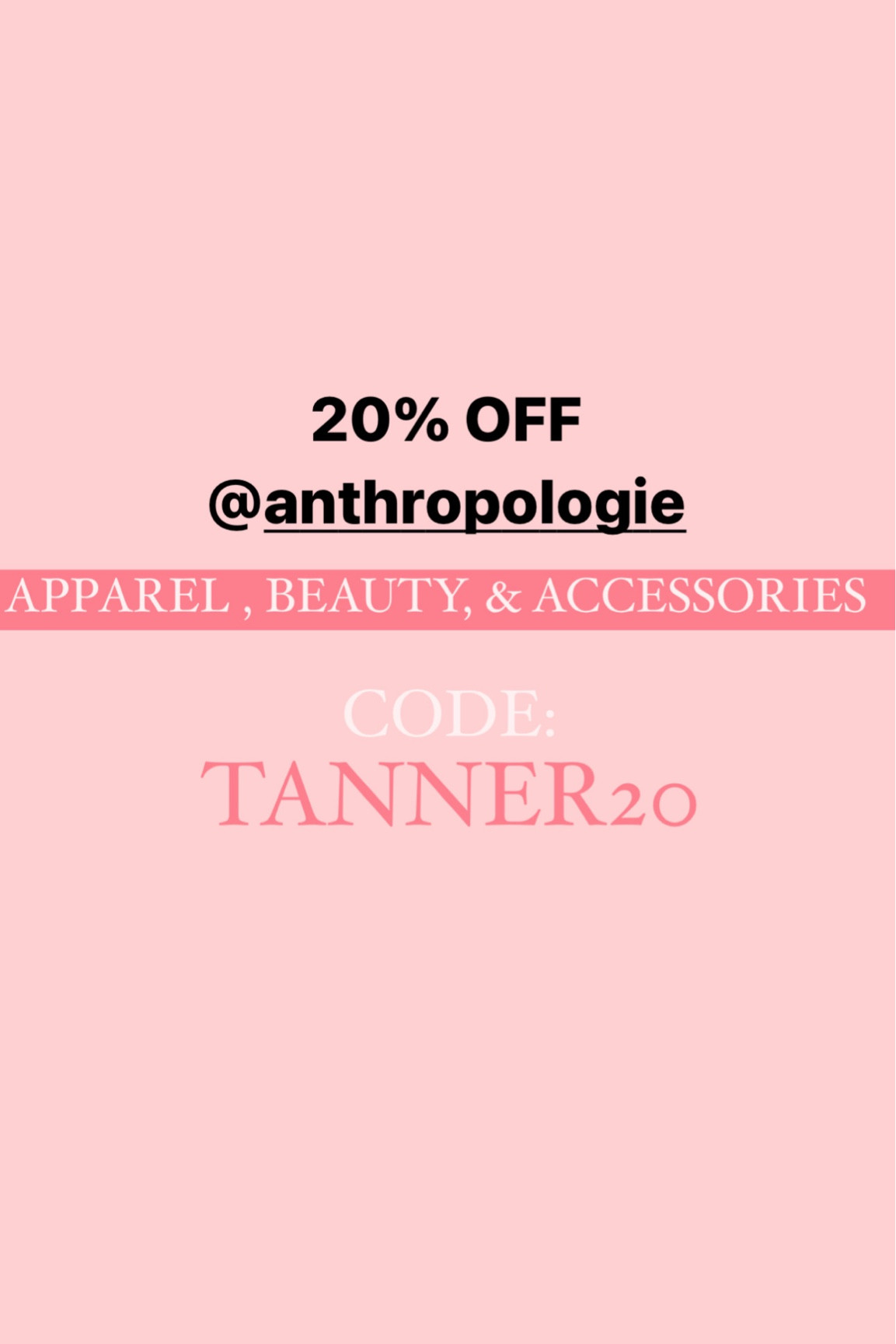 My Anthropologie code is LIVE!!! 20% off with code TANNER20 

#LTKSummerSales #LTKStyleTip #LTKFindsUnder100