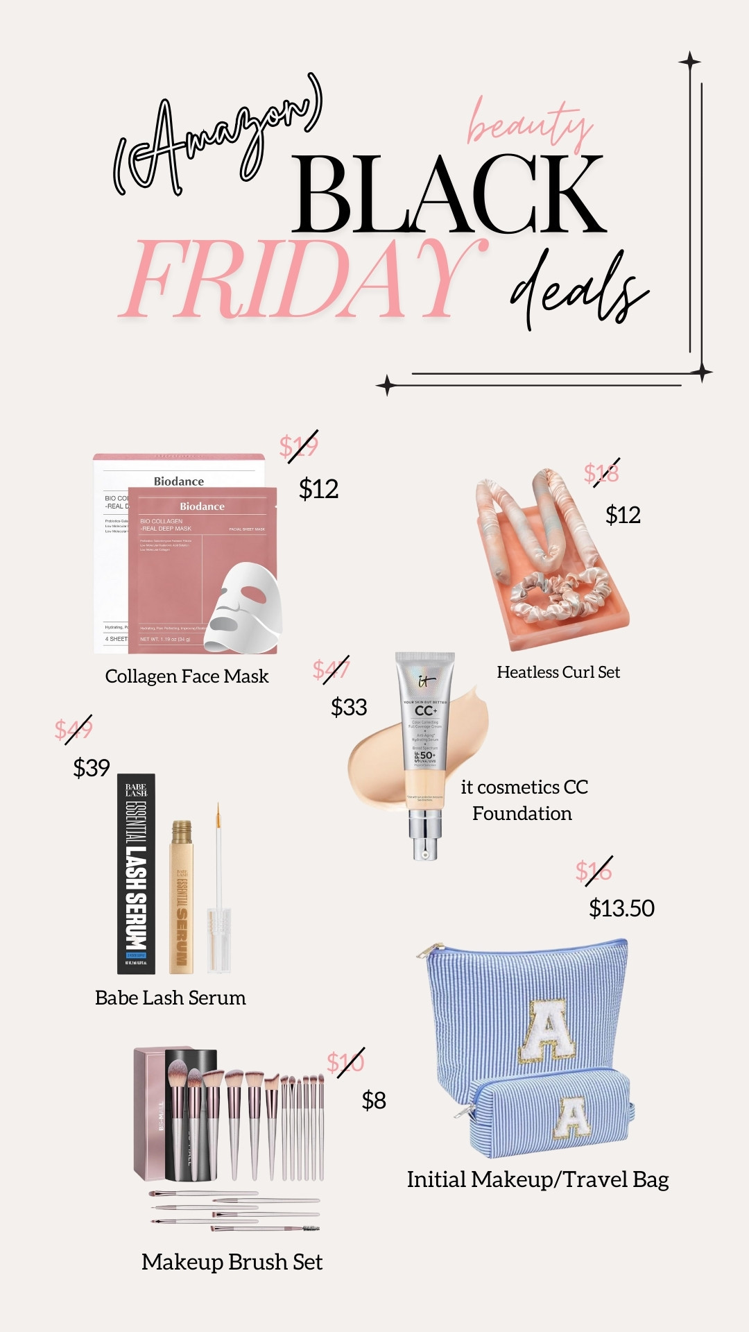 Amazon Black Friday Deals are LIVE! 💥

Checkout some of my fav beauty💋picks and let me know what you think!

 

#LTKSaleAlert #LTKGiftGuide #LTKCyberWeek