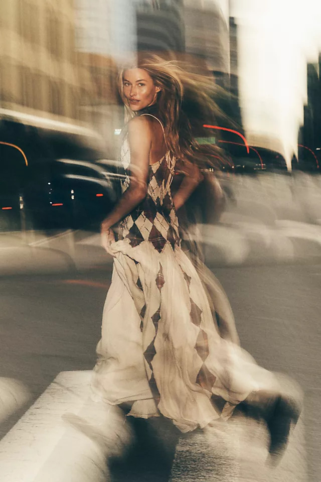 Amara Argyle Patched Maxi Dress | Free People (Global - UK&FR Excluded)