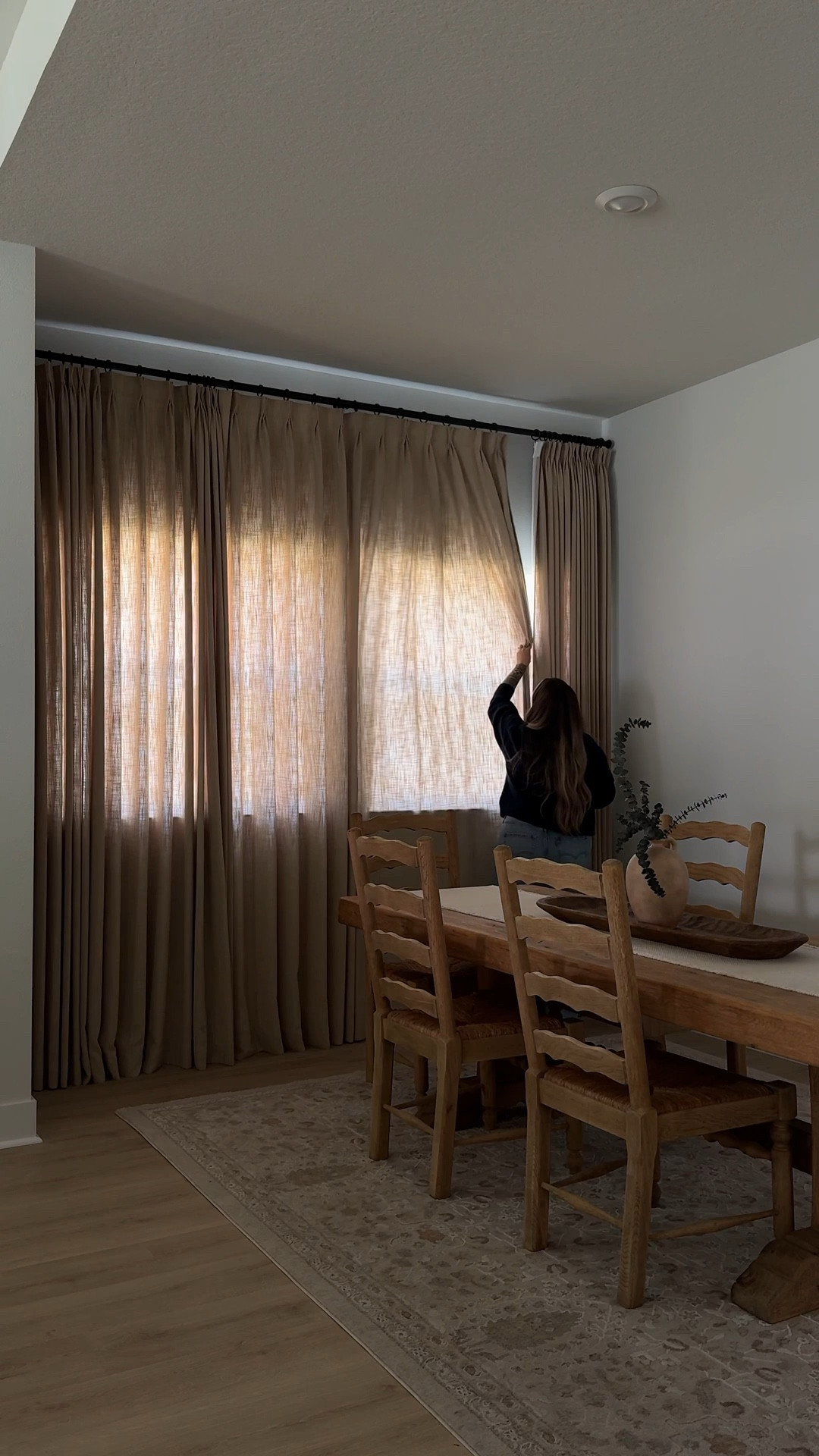 transforming my dining room with two pages curtains! code TAY15 🤍 

#LTKHome