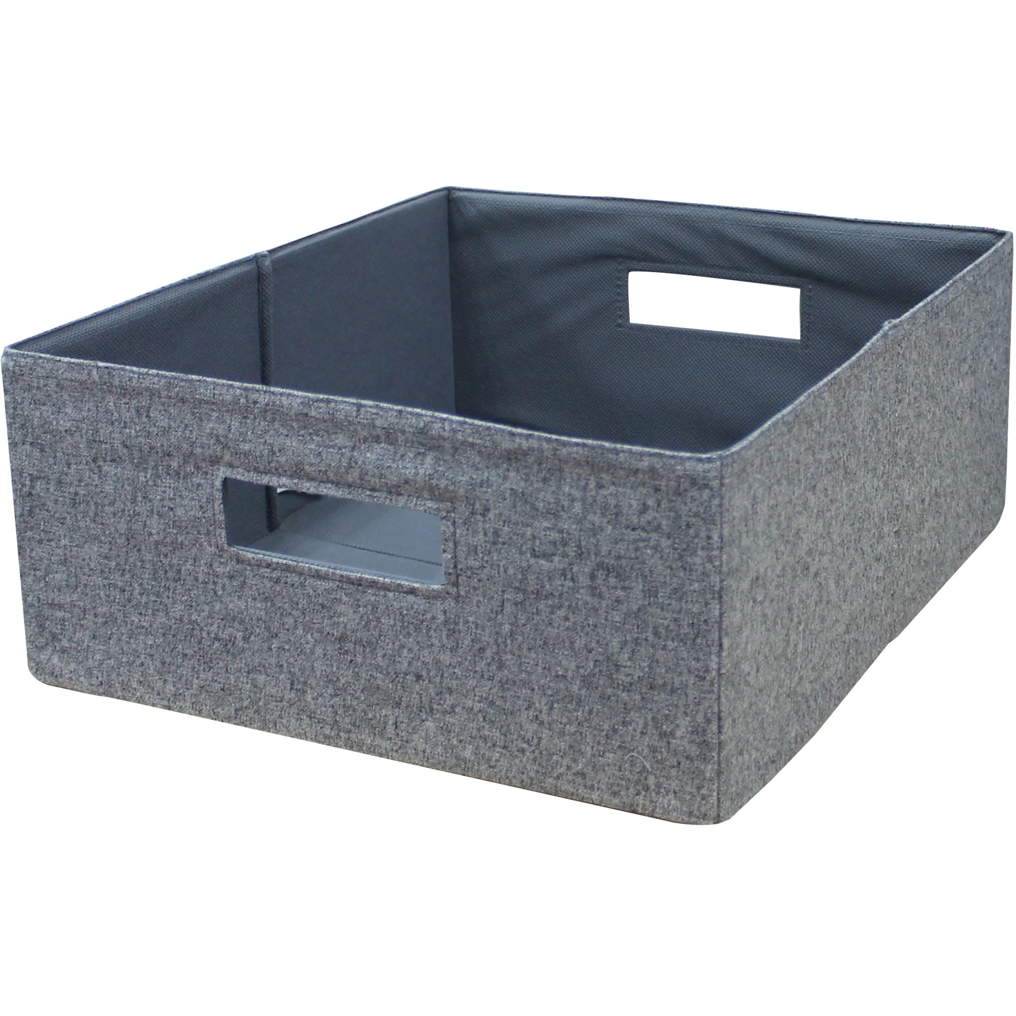 Better Homes & Gardens Half-Size Fabric Cube Storage Bin 1 Piece - Grey | Walmart (US)