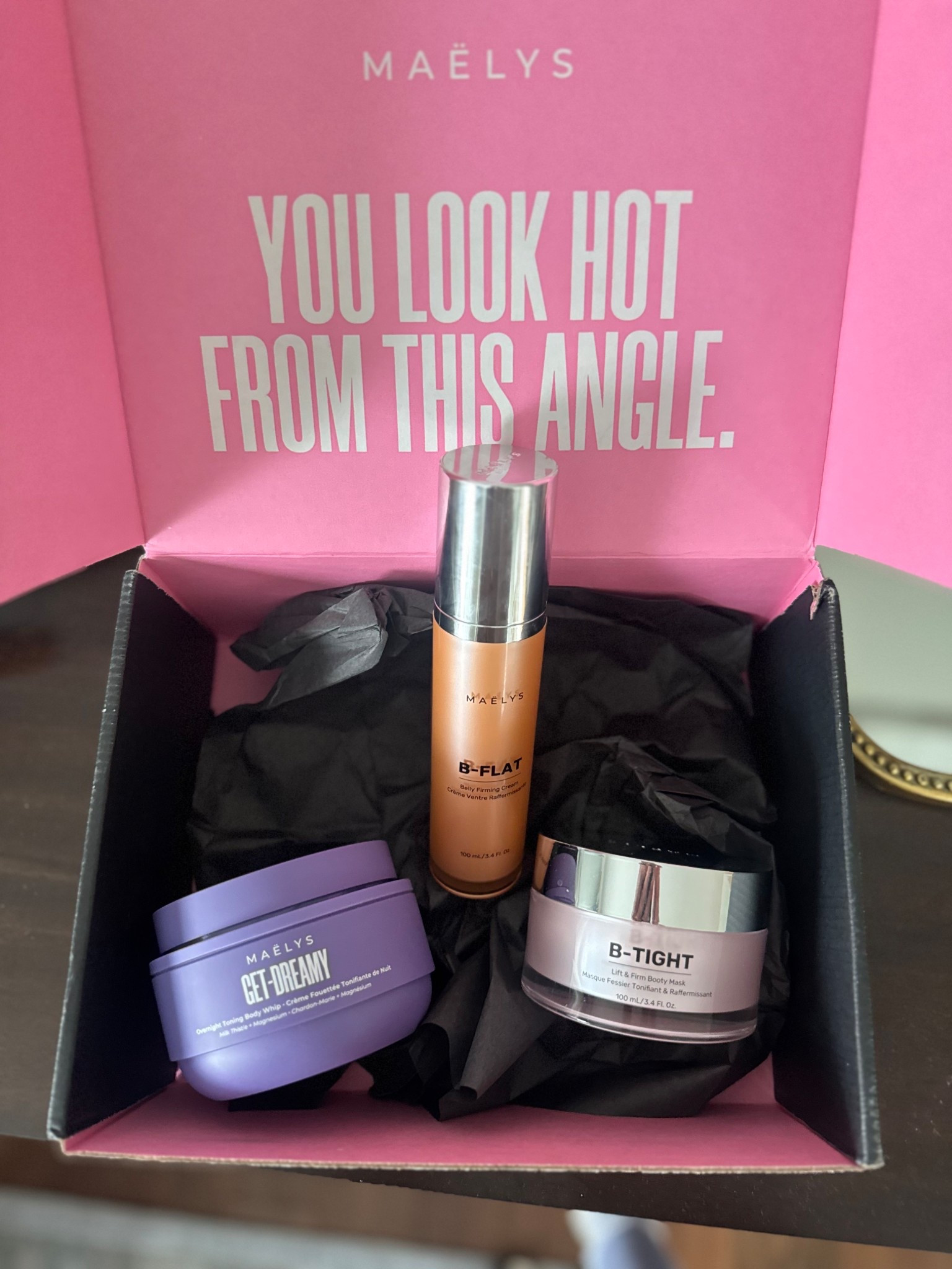 If you’ve been looking for a way to firm, tighten, and smooth your skin at home… this is your sign 🤍

I just tried this MAËLYS body care trio and I’m officially hooked. These are designed to help improve the look of loose skin, texture, and elasticity—aka everything I’ve been working on lately.

✨ B-FLAT Belly Firming Cream – targets stubborn areas & helps visibly smooth
✨ B-TIGHT Lift & Firm Booty Mask – gives that lifted, toned look
✨ GET-DREAMY Overnight Body Whip – deeply hydrates + firms while you sleep

The textures are SO good, they warm on contact (you’ll feel it 👀) and actually make your skin look tighter over time.

If you’re on a body care journey, postpartum, or just want smoother, firmer skin—these are 100% worth trying.

Shop everything linked here 🤍 #LTKselfcare #LTKmomlife 

#LTKBeauty